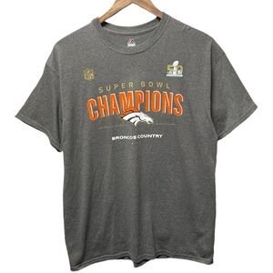 Super Bowl 50 champions Denver Broncos NFL football team crewneck sports T-shirt